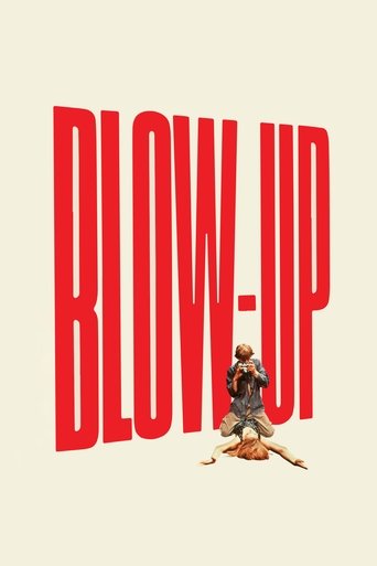 Afiche de la película Blow-Up de 1966 dirigida por Michelangelo Antonioni