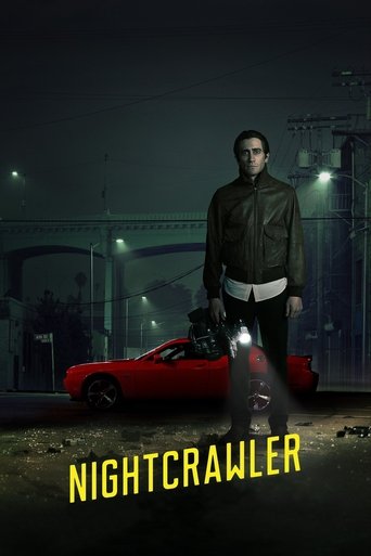 Afiche de Primicia mortal, Nightcrawler, de 2014 con Jake Gyllenhaal